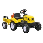 Yellow Aosom Ride-on Tractor For Kids, Includes Trailer & Garden Tools, Manual. Fixed Price $162.44.