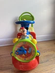 Vintage Disney Kiddieland Mickey Mouse Ride On Push Train Activity. Fixed Price $179.00.