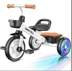 Hot-qaba Kids Tricycle For Toddlers Age 2-5 W/adjustable Seat,toddler Bike. Fixed Price $65.00.