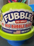 Little Kids Fubbles No-spill Big Bucket Green Bubbles Not Included New. Fixed Price $21.99.