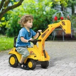 2 1 Ride Toy Digger Tractor Pulling Cart Pretend Play Construction. Fixed Price $61.24.