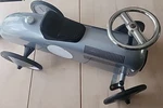 Schylling Silver Speedster Metal Ride On Race Car Retro Toddler / Kid Toy Read. Fixed Price $72.25.