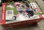 Radio Flyer, 4-IN-1 Stroll 'n Trike With Activity Tray, Pink & Gray, Tricycle. Fixed Price $87.50.