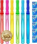 Joyin 14.6 Big Bubble Wands For Kids, Pcs With Refill Solution. Fixed Price $14.99.
