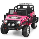 Honeyjoy 12V Kids Ride Truck Remote Control Electric Car With Lights Pink. Fixed Price $279.99.