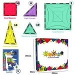Mag-genius Award Winning Building Tiles Magnetic Block Set 60/PC. Fixed Price $19.99.