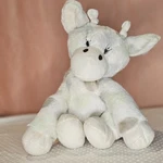 Little Giraffe Plush Luxe Stuffed Soft Lovey White Taupe Dots 12" Baby Toy. Fixed Price $19.99.