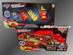 Lot Disney Pixar Cars Glow Racers Transforming Mack 4 Pack Mater Will Rusch Cruz. Fixed Price $100.95.