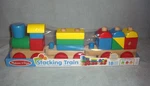 Melissa & Doug Classic Wooden Toddler Toy Stacking Train 18-PIECE Set #00572. Fixed Price $24.98.