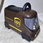 Radio Flyer Ups Truck Ride On Toy Brown Kids Push Vehicle Storage Seat. Fixed Price $28.99.
