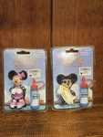 Vintage 1995 Disney California Adventure Mickey And Minnie Mouse Bubble Makers. Fixed Price $16.00.