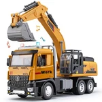 Excavator Toy For Boys 3-5 Year Old, 10.2" Digger With Lights And Sounds, Con.... Fixed Price $44.80.