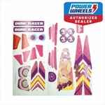 Power Wheels Y9367 Barbie Dune Racer Label Decal Sheet Genuine Fisher Price. Fixed Price $19.00.