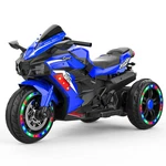 Electric Motorcycle For Kids, 12V Battery Powered Ride On Toys 3 Wheels. Fixed Price $158.08.
