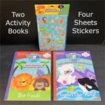 Fisher Price PACK/4 Sticker Sheets 2 Precious Planet Coloring+activity Books. Fixed Price $7.95.