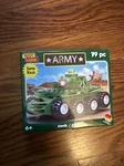 Army Tank Best Military Vehicle Building Accessory War Toy Snap Blocks 79PC. Fixed Price $14.39.