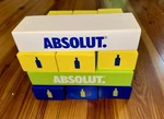 Absolut Vodka Tumbling Blocks Game 56 Colored Promotional Yard Tower Giant Jenga. Fixed Price $159.99.