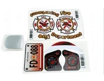 Toy Restore Stickers Fits Little Tikes 30TH Cozy Coupe Car Firetruck Engine. Fixed Price $17.99.