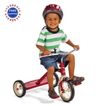 Toddler Tricycle 10 Inch Classic Red Radio Flyer Rubber Tires Steel Frame. Fixed Price $112.99.