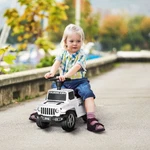 Aosom Licensed Jeep Kids Ride On Push Car W/ Horn Engine Sound, White. Fixed Price $59.99.