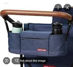 Radio Flyer Wagon Stroller Organizer Bag Navy Blue Parent Caddy. Fixed Price $30.00.