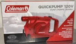 Coleman Quickpump 120V Fast Inflator Deflator Air W/2 Adapters New. Fixed Price $18.99.