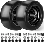 2 Pack 11X6.00-5 Flat Free Lawn Mower Tires And Wheels, Shipping. Fixed Price $121.10.
