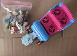 Fisher Price Little People Disney Frozen Light Up Sleigh Elsa Anna Kristoff Sven. Fixed Price $45.00.